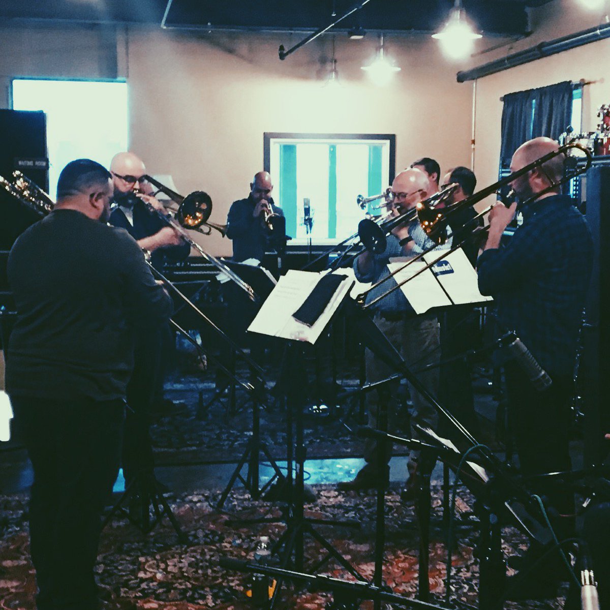 BTALCBigBand's tweet image. Throwin’ it back to our last recording session #bandatwork #funkbands