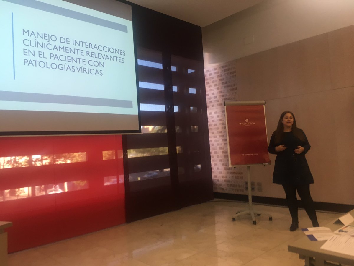 cpvfarvalme's tweet photo. Interacciones clínicamente relevantes en pacientes con patologías viricas #vih #vhc #vhb por @awina87 en #12ccc https://t.co/KGcrjTzWj9