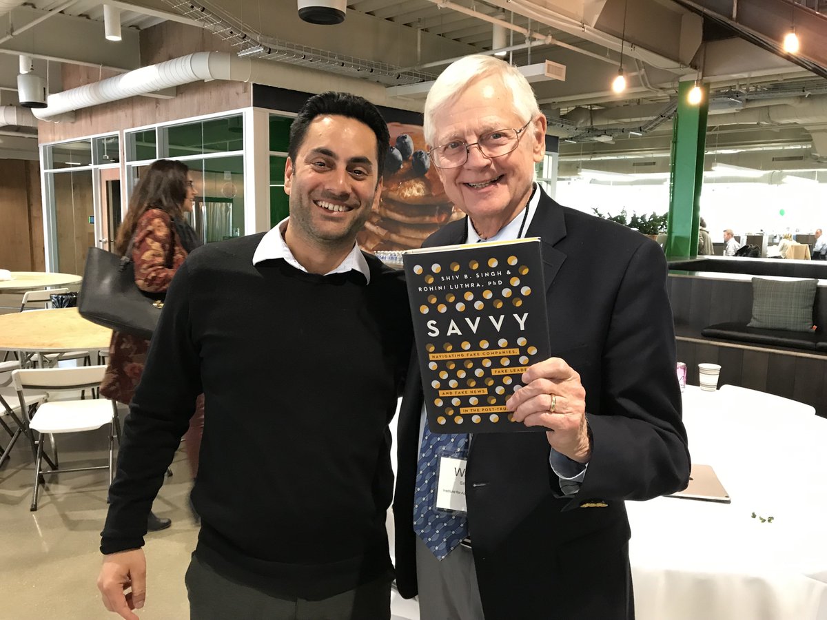 judy_aaf's tweet photo. Lunch keynote #HackingTrust @Empower as we finished fab meal from @TheEagleOTR. @shivsingh with his new book, SAVVY. Great info! This is one you need to read. From history to hot new data!  Shiv, who contributed in earlier #HackingTrust sessions, truly knows the territory! https://t.co/r9tFpSRrYT