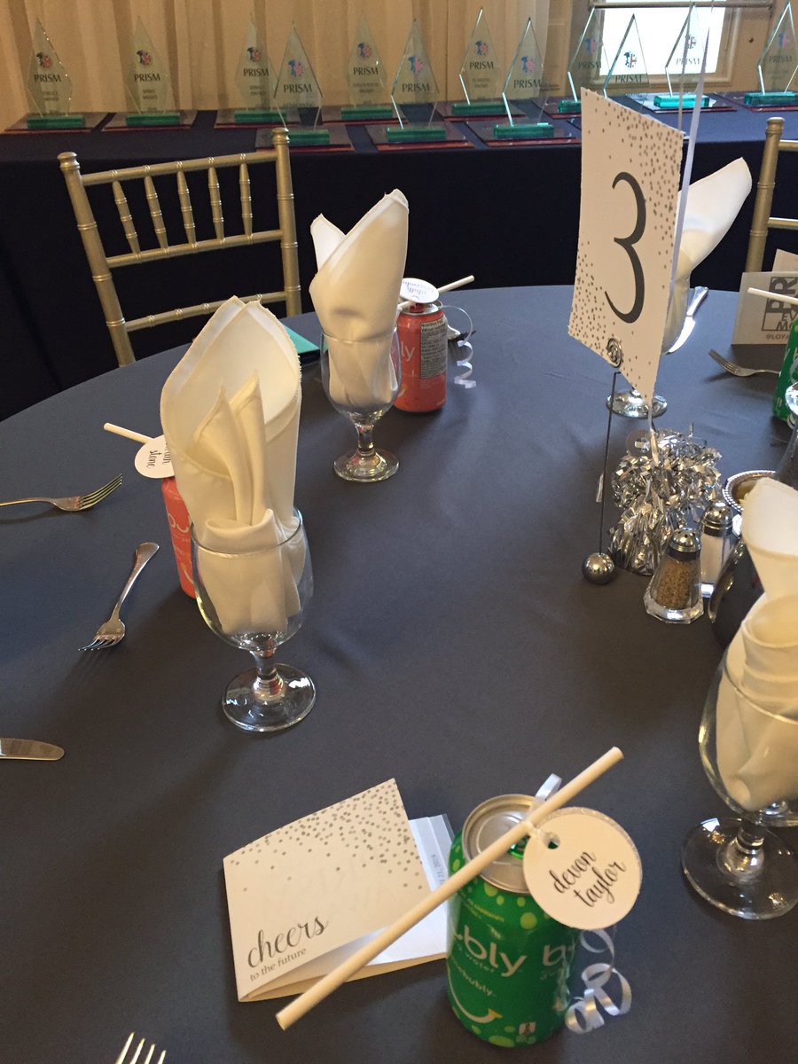 devntaylor's tweet image. Always happy to be invited to the @loyalistpr #PRISMAwards! Everything looks great - cheers to the students organizing the event! #CheersToTheFuture