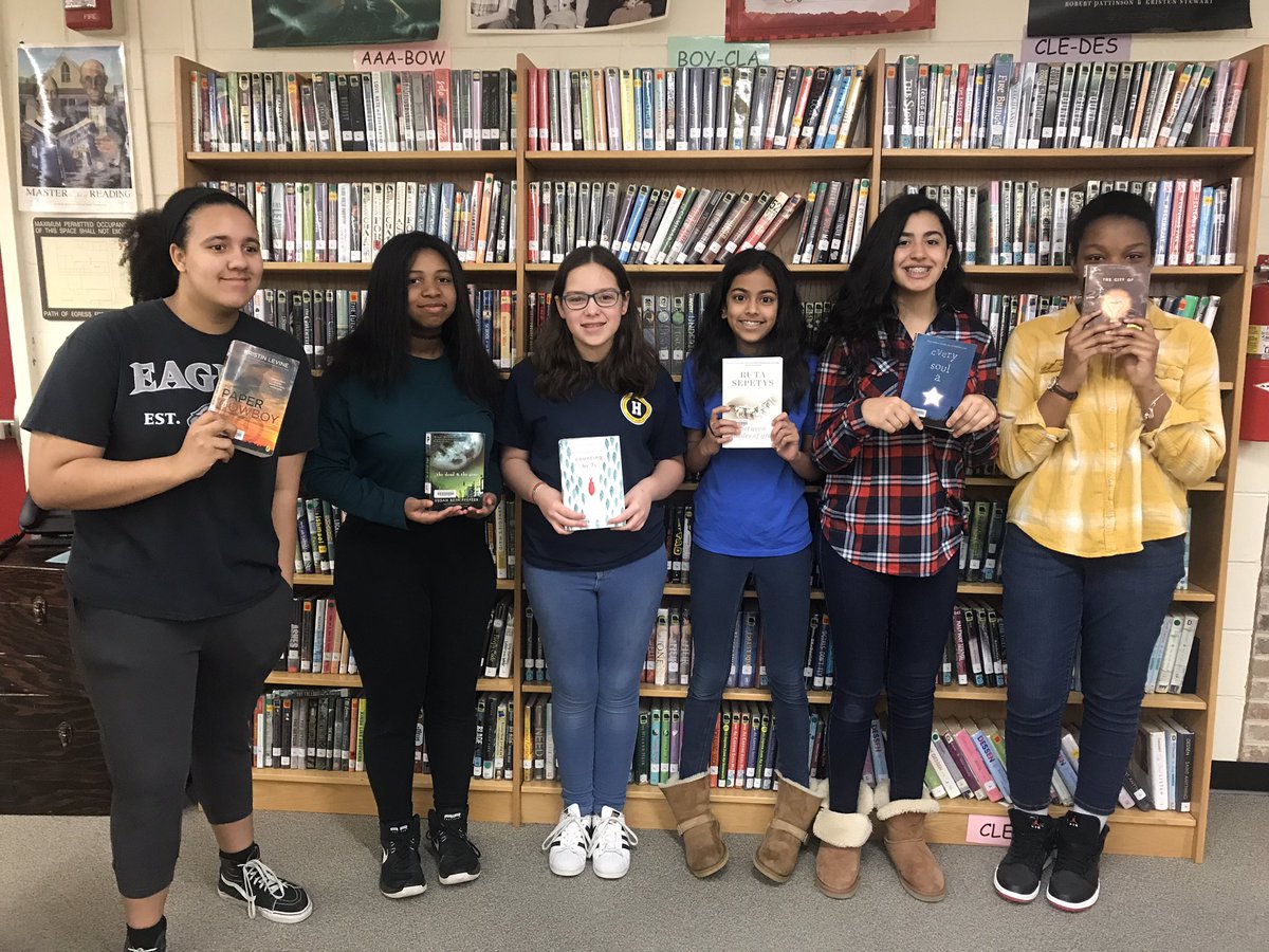 MTL_HMS_library's tweet photo. Preliminary Battle of the Books 2019- Great Job, all! Congrats to our winners! https://t.co/1EhO3W4O51