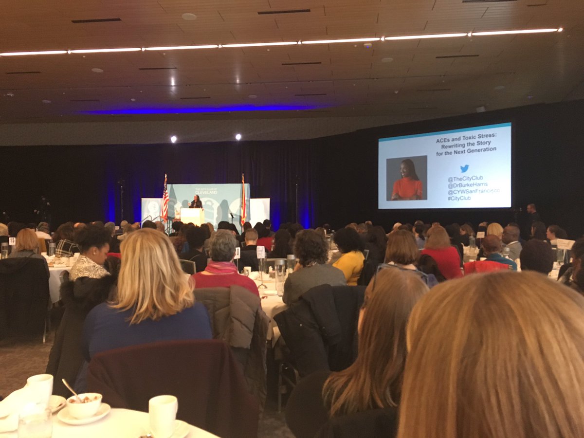 GroundworkOhio's tweet photo. “There are two things we know for sure. First, safe, supportive, and nurturing relationships and environments are healing for children. And second, early interventions improve outcomes.” -@DrBurkeHarris 
Quality #earlyed can mitigate the impact of toxic stress in Ohio kids! https://t.co/lTp4j9m7sh