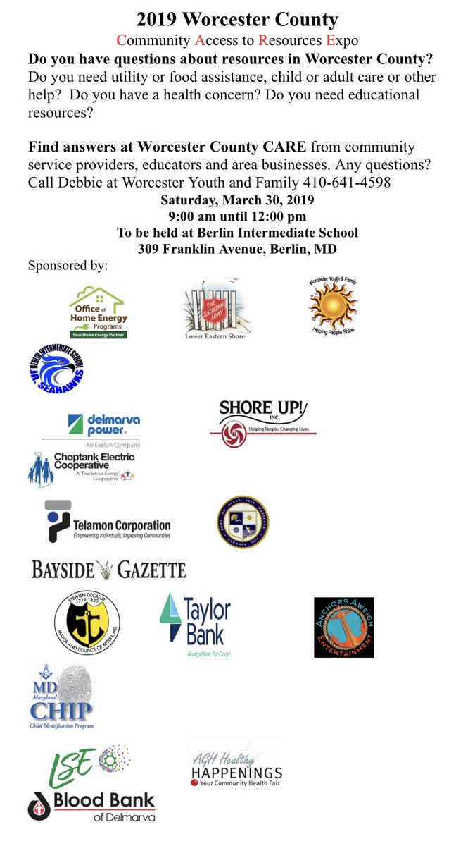 WorcesterTHS's tweet photo. Thanks to our community partner: #WorcesterYouthandFamily for the continued support! Be sure to check out these local events that directly support our #community and #school! https://t.co/AhNKlUIhME