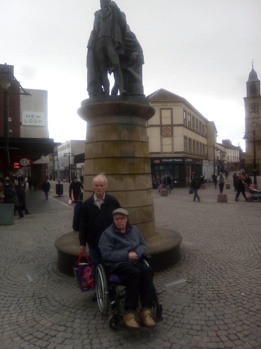 CrossgateHome's tweet photo. We had a afternoon in Kilmarnock town with David and John as David has not been in town for 3 year and seen lots of changes. https://t.co/H5wgjSx9Jf