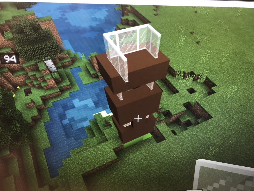 WigmoreTech's tweet photo. Grade 3’s creating their ideal Treehouse in #Minecraft in connection with our @ForestofReading book “The Better Tree Fort” by @JessicaKerrin #Peel21st #MinecraftEDU https://t.co/iBKrmVLDnX
