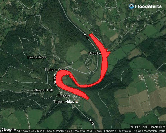FloodAlerts_GLS's tweet photo. Flood Warning, 4:51PM 21/03/2019, Wye Estuary at Brockweir, https://t.co/wPdoTglPx4 #floodaware https://t.co/9rOQp5wLxc