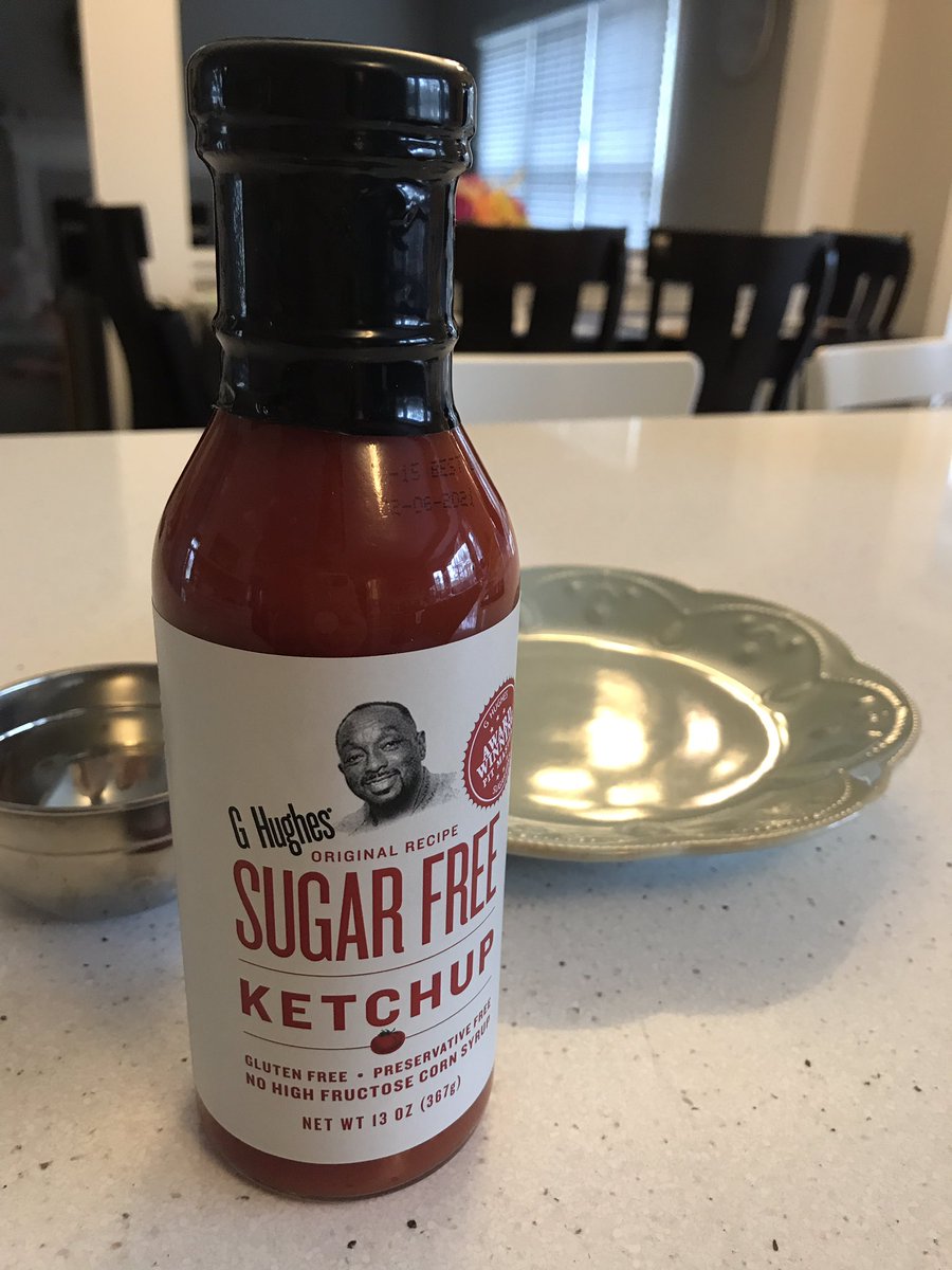 LindsayWFMJ's tweet photo. Small world ๐ This #sugarfree G Hughes ketchup is made in Boardman, Ohio! ๐Pretty cool! #boardmanoh https://t.co/LwW5uzU0NJ