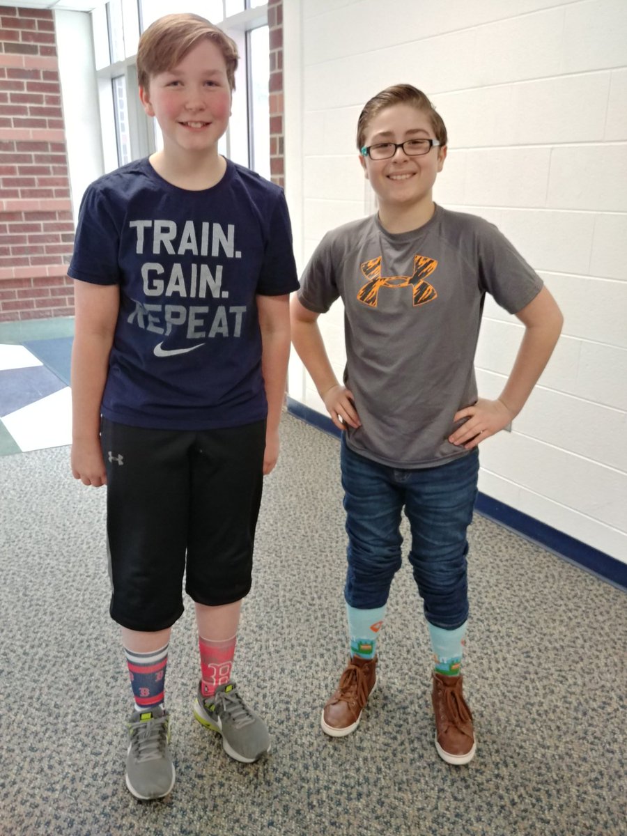 Kutchensclass's tweet photo. @Oakview_MS Rocking Crazy Socks for World Down Syndrome Day. Other people matter! @LkOrionSchools https://t.co/aLAKrDjKO3