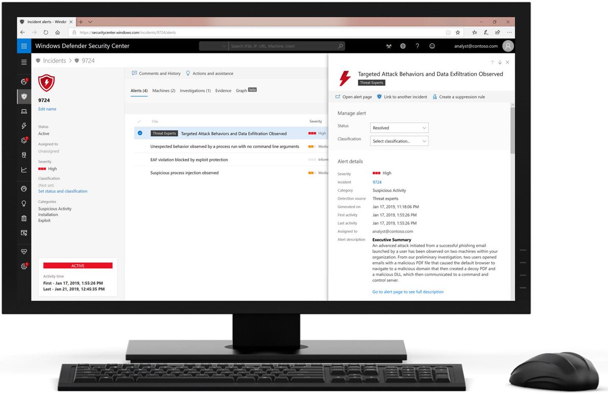 whymicrosoft's tweet image. This past month, we released several new capabilities to help you stay ahead of threats, create a more productive workplace, and keep you in the flow of work. Here’s a look at what’s new: msft.social/mNK6GX