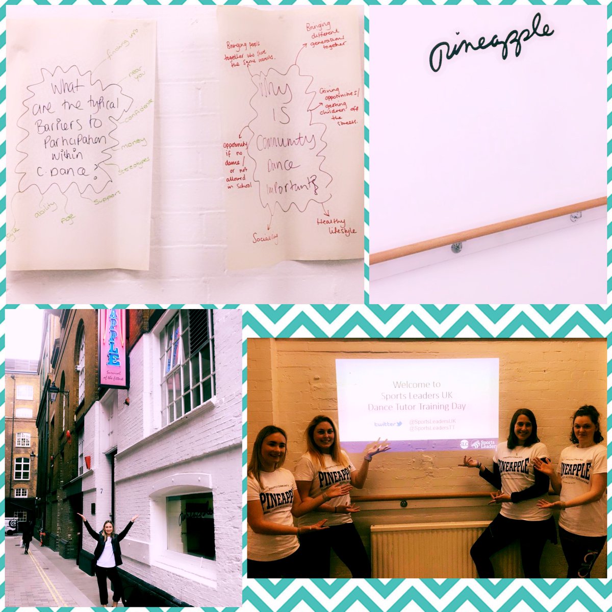 PacesetterSport's tweet photo. Today, our superstar Dance coach, Amy, had the pleasure of attending the @SportsLeadersUK tutor training day in Dance Leadership at @pineappledance in London! Enabling us to now deliver the Level 2 Sports Leaders qualification in DANCE LEADERSHIP in secondary schools! #dance https://t.co/SPxjxXFUXv