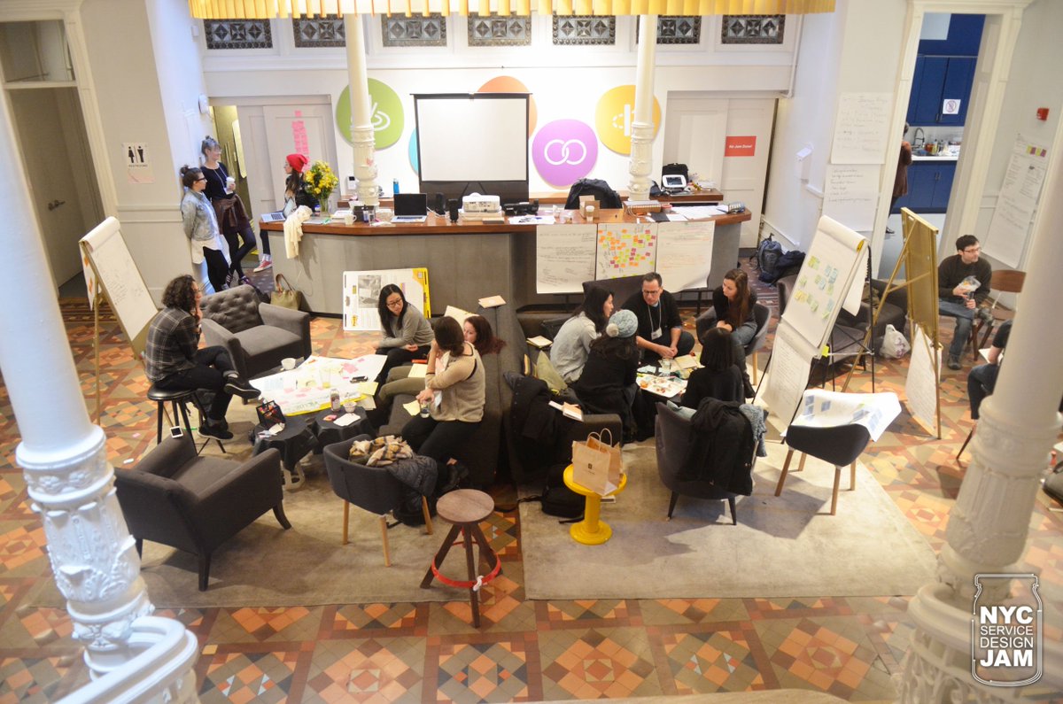 NYCservicejam's tweet photo. Innovators, makers and #designthinking fans of all walks, we can't wait to see you at this year's sold out #NYCServiceJam! Sign up for the waitlist: https://t.co/X198z9Czof #GSJam #servicedesign https://t.co/sqWOmgO6xc