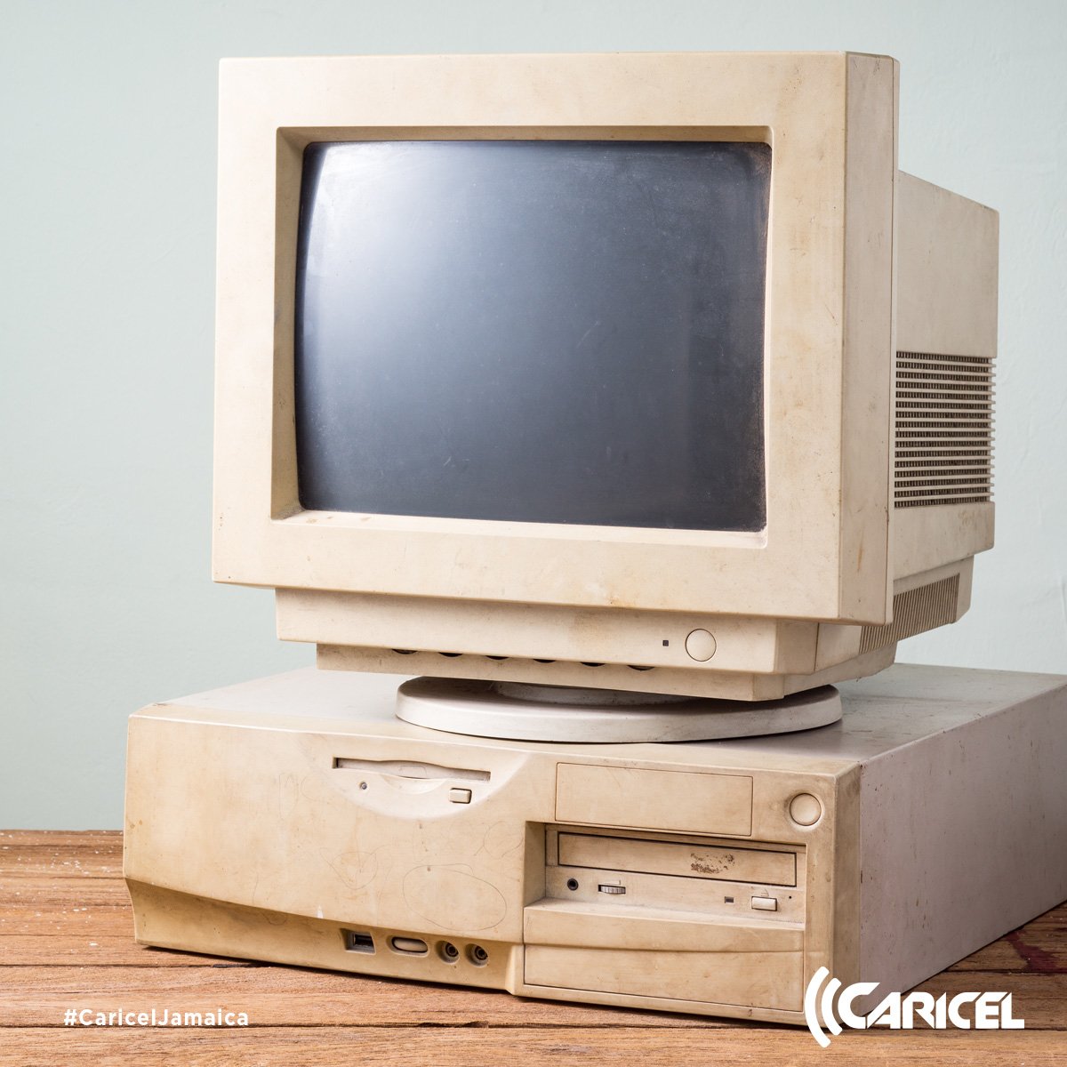 CaricelJam's tweet photo. Now, this is a real throwback! Like this post if you had one of these desktop computers! #TBT #OldDesktop #Caricel #CaricelJamaica #CaricelCares https://t.co/A7ShVoEVZD