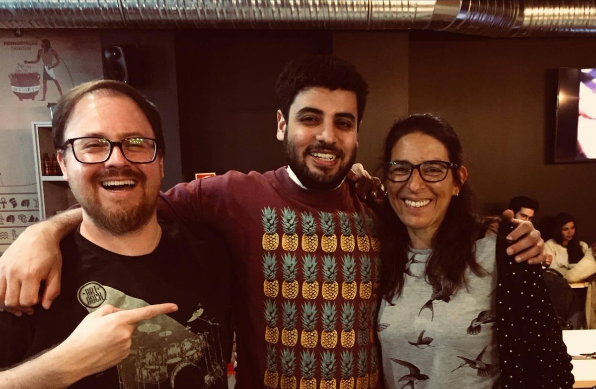 fstart_to_table's tweet photo. Look at this 3 happy kids. This is the feeling you get when you reunite with family ❤️ shoutout to the best Chief of Happiness in the world 👉Lina Figueira #fromstarttotable #startupl https://t.co/iZSbX898nh