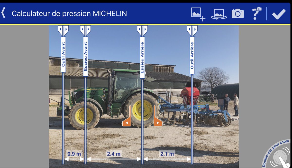 MaxChampopro's tweet photo. Journée sensibilisation pneumatiques @MichelinAgriFR avec pesées, empreintes au sol et valorisation de l’application #Michelin pression gratuite sur smartphone. https://t.co/jWgOgHe6aK