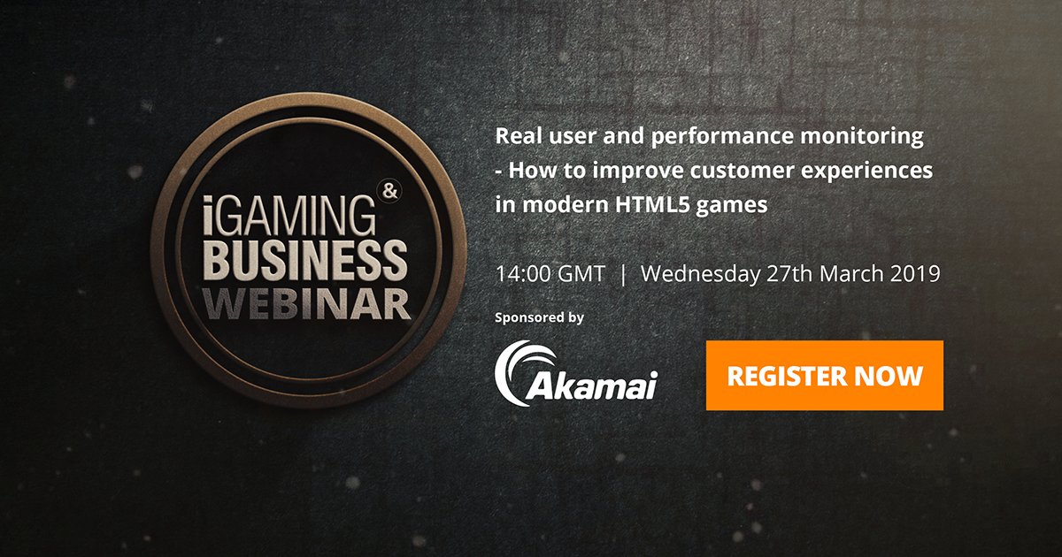 iGB (@igamingbusiness) on Twitter photo Do you want to learn how to improve customer experiences in modern HTML5 games? Register now for next week's webinar with <a href="/Akamai/">Akamai Technologies</a>: po.st/5dLRpS Do you want to learn how to improve customer experiences in modern HTML5 games? Register now for next week's webinar with <a href="/Akamai/">Akamai Technologies</a>: po.st/5dLRpS