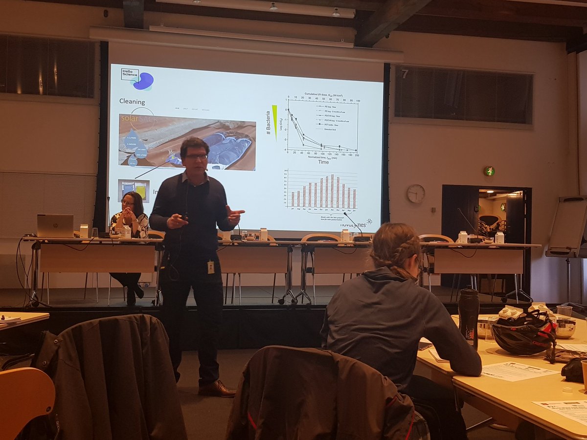 I am celebrating #WorldWaterDay one day early at <a href="/DanishMFA/">Denmark MFA 🇩🇰</a>. <a href="/gernotJabel/">Gernot J. Abel 🇺🇦</a> is doing a great job presenting <a href="/HelloScienceIO/">HelloScience</a> and the startup initiatives <a href="/Novozymes/">Novozymes</a> <a href="/grundfos/">Grundfos</a> and <a href="/CKICNordic/">Climate-KIC Nordic</a> are collaborating with to solve #SDG6, @solar_sack obviously being my favority solution