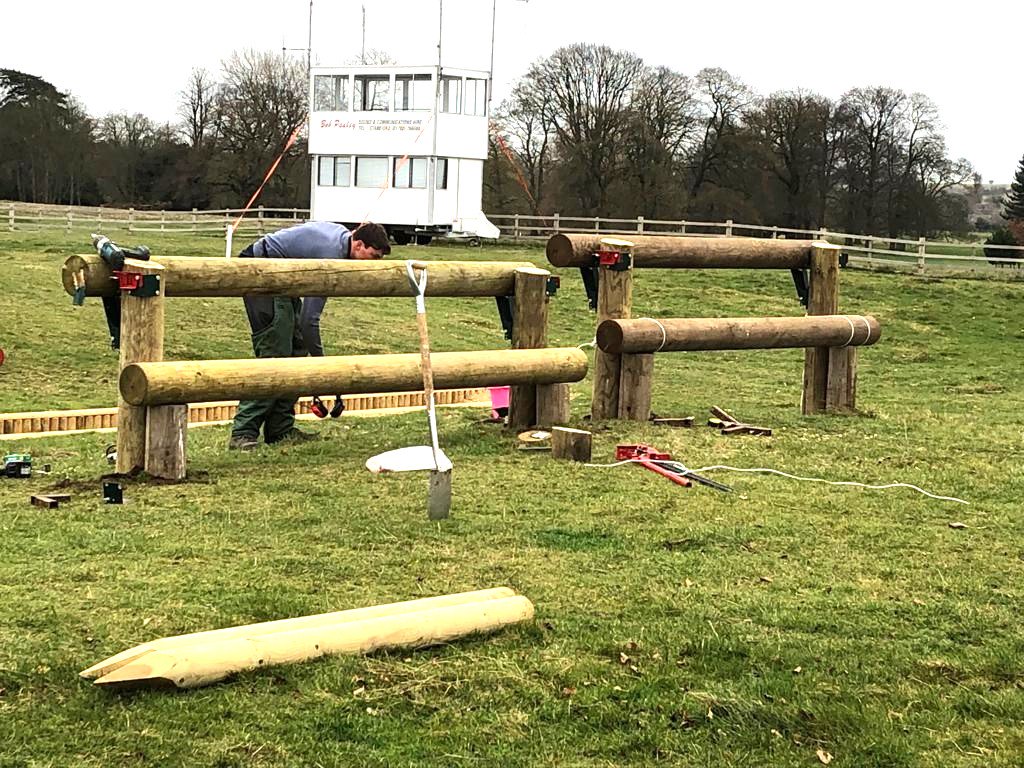 bedeevents's tweet photo. Rails at the Belton cross country taking shape...and height!! ๐
At @BeltonHouseNT today
#eventing #tristareventing #tristar2tokyo #beltonhorsetrials https://t.co/EicRzMRPqA