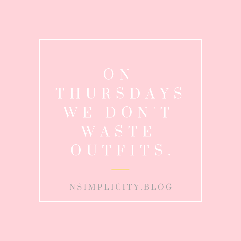 nsimplicity_bb's tweet photo. Let's stop wasting good outfit days on BAD days! #ThursdayThoughts https://t.co/fZ4iiHdkwQ