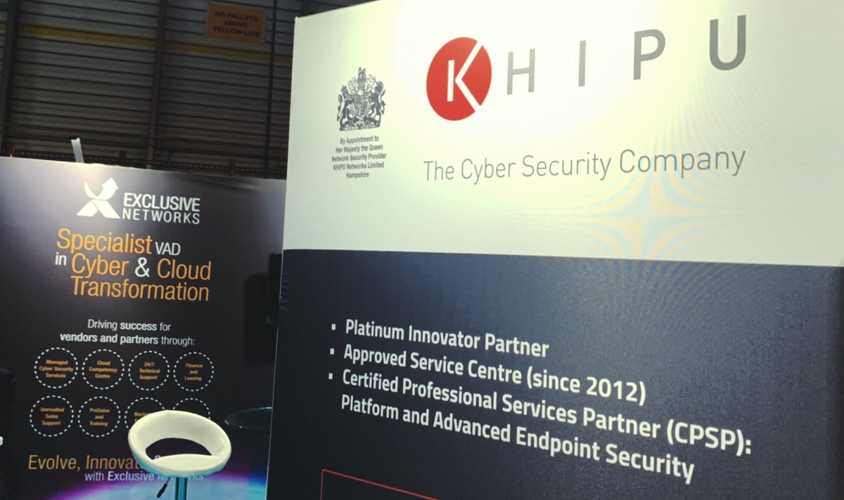 KhipuNetworks's tweet photo. A 13 year partnership with @EXN_UK and still going strong! #CSSUK @PaloAltoNtwksUK @NextWavePartner #ThursdayMotivation @PaloAltoNtwks https://t.co/6RyFMabRqG