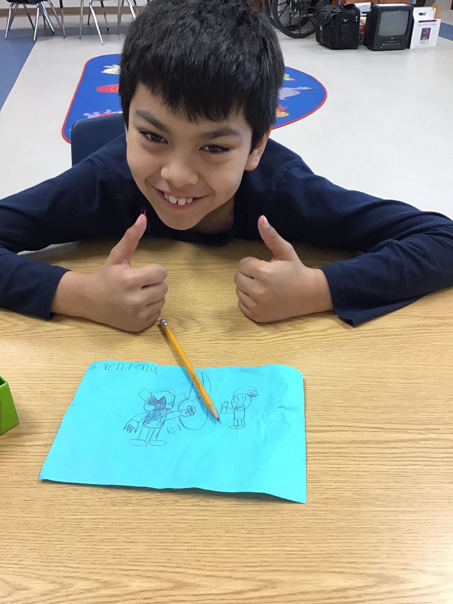 twcspeech's tweet photo. Creating our own distraction super hero to combat Brain Eater as we talk about dis(ABILITY) awareness this week 👍🏼 https://t.co/blp2cju6Ab