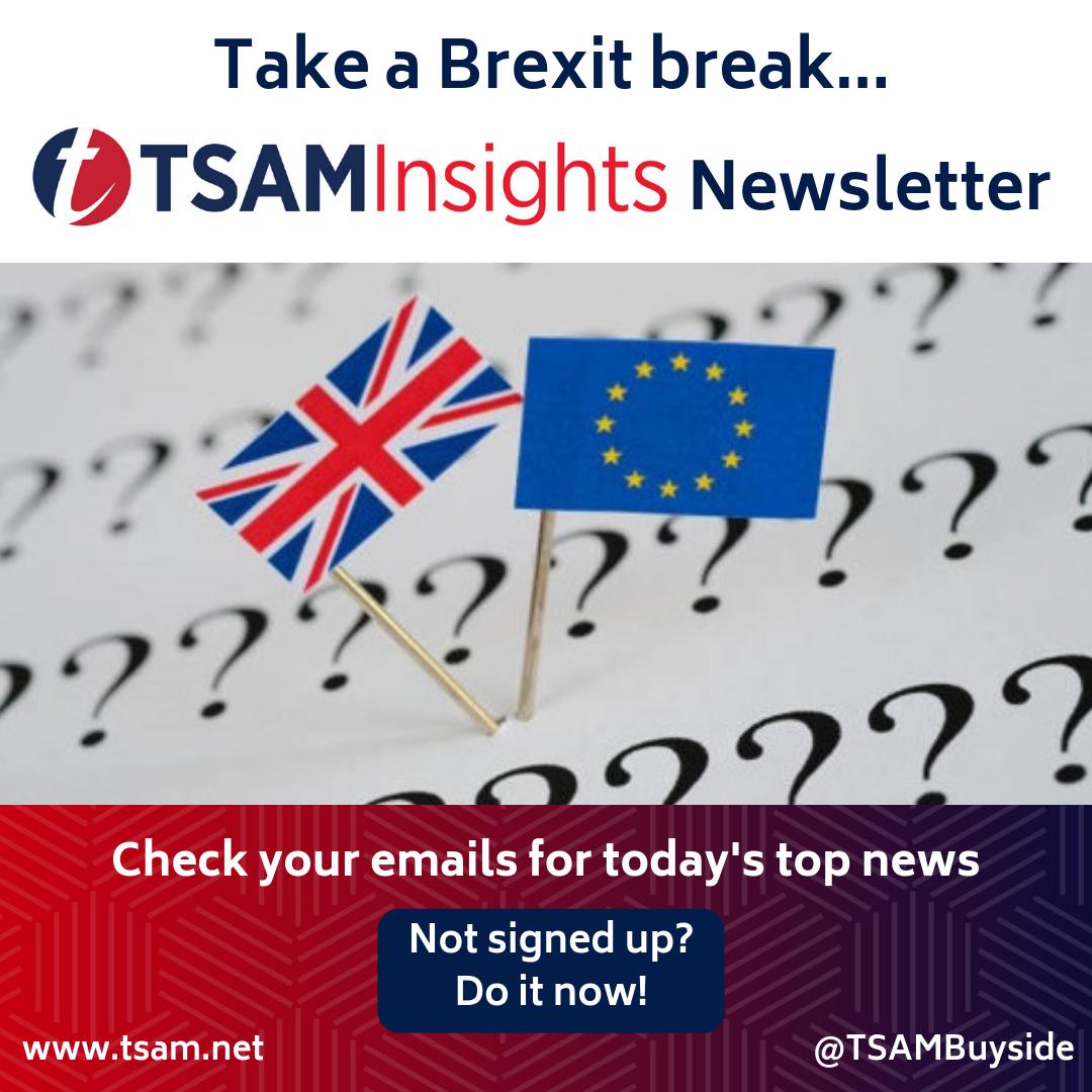 Foxon_Media's tweet photo. Catch up on your commute with the breaking #Brexit #news! Check your #inbox so you don't miss out on the juicy #finance stories in today's #TSAM2019 #Insights #newsletter... Not subscribed? You know what to do... https://t.co/XdhaSDLfDI? https://t.co/e1F4GdkDvw