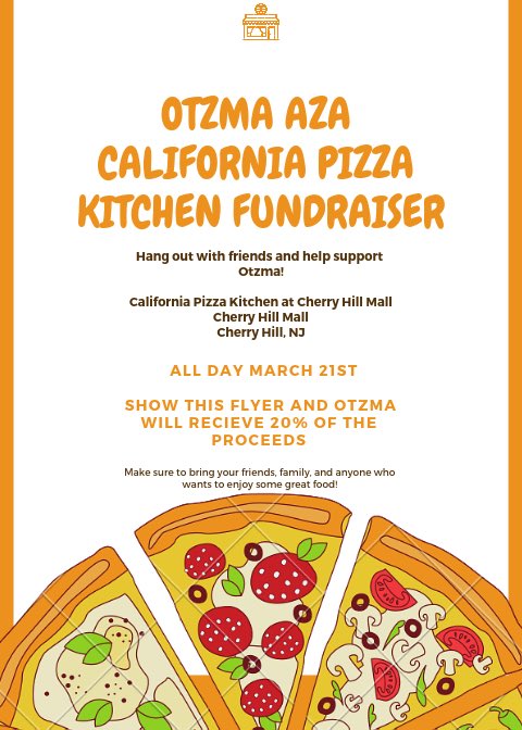 OtzmaWolves's tweet photo. Today is the day! Come support Otzma and show this flyer (on phone or in person) and help our chapter out! https://t.co/n8K8hNFlAH