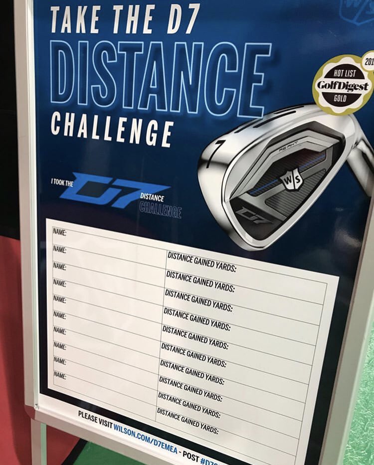 WilsonGolfEU's tweet photo. We are all set up ready for the @ScotGolfShow! π΄β«οΈ #Wilson #D7Challenge #StaffModelBlade #ScottishGolfShow https://t.co/aZzbj6f6Rd