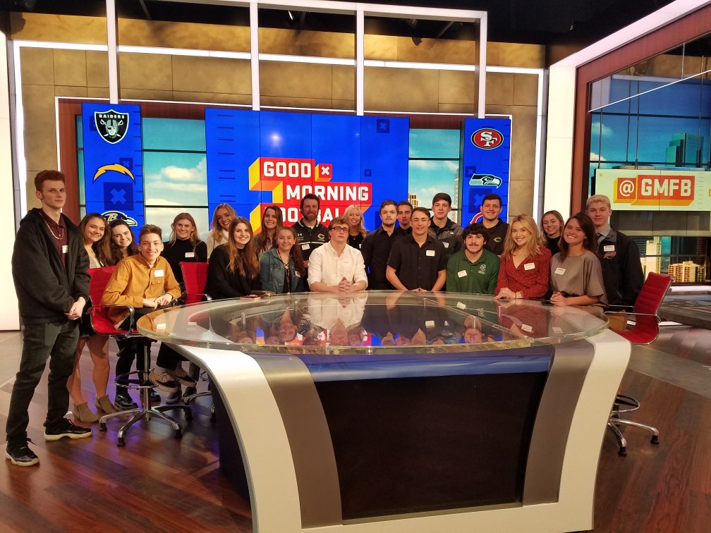 CViewMedia's tweet image. Mr. Wolk’s Broadcast Journalism class today on a field trip to NFL Films in Mt. Laurel.