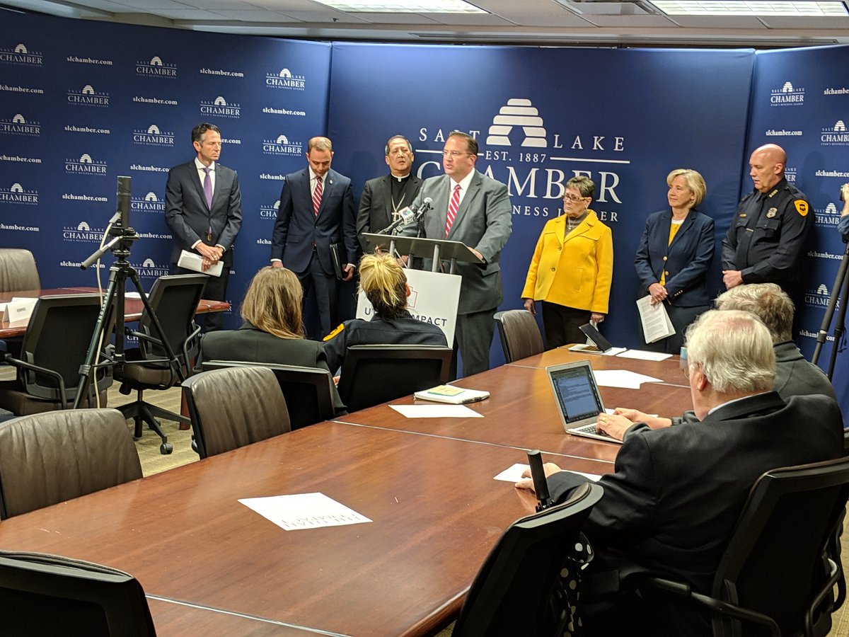 ComunidadesU's tweet photo. We are encouraged by the reaffirmation of the #UtahCompact and look forward to working with all signers to create better opportunities for UT immigrants #UTPol https://t.co/yzNDySwu7k