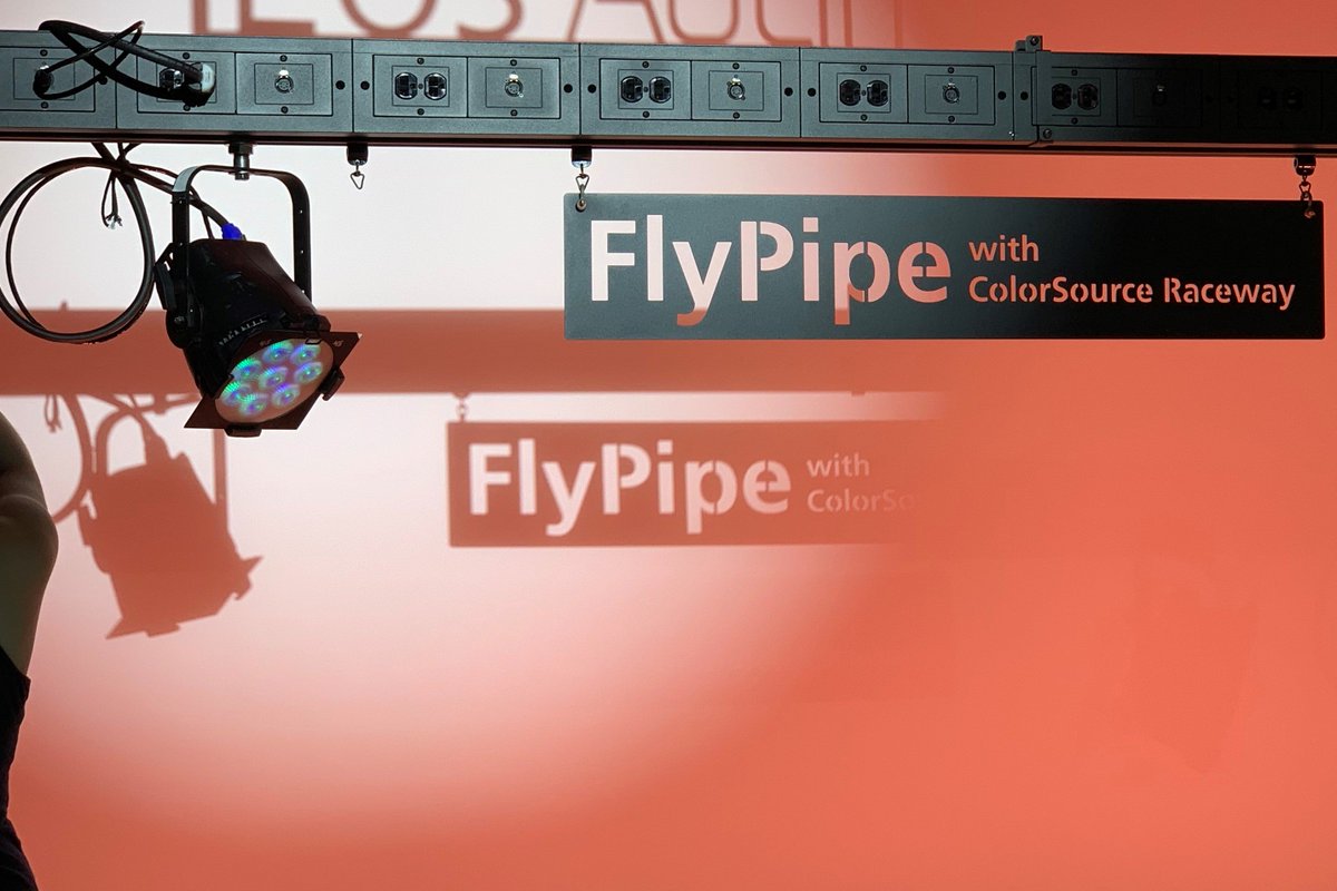 ETCInc's tweet photo. Prodigy #FlyPipe is ready to transform what you can do in your space at a budget-friendly price. Stop by our booth at #USITT19 to learn more! https://t.co/bzbVNaTFme https://t.co/OvyHAjl1Wm