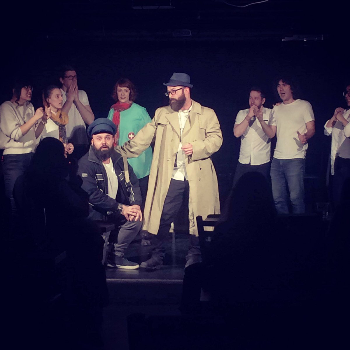 thewowcomedy's tweet image. Detective Hercule Square-ot has something to say 🧐🔪☠️
..
#sketchcomedy #comedyto #tocomedy #comedybar