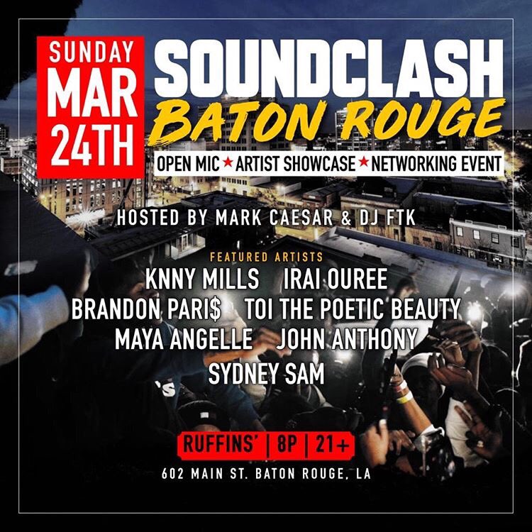 IRAIOuree's tweet photo. This Sunday cone turn up with me and some dope artist Presales $5 @TheSoundCLASH BR. 🐝 #Soundclash #Almighy https://t.co/FyjHv1jf60