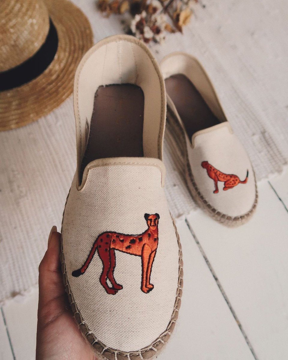 It's official, our renowned Spanish espadrille series is back, by high demand, carefully reworked for #ss19. We've revisited a few of your favourites from last summer (including these cushy embroidered flatforms) as well as a never before seen collection of sumptuous new works 🏖