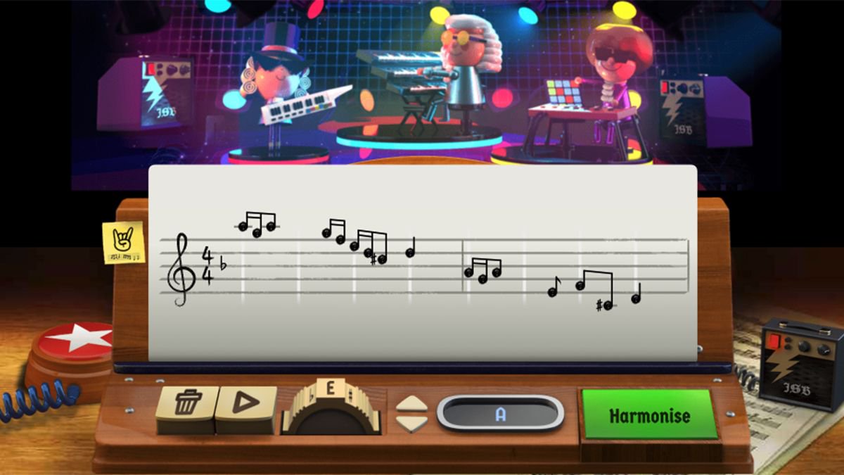 computermusicuk's tweet photo. Bach is back as AI Google Doodle https://t.co/t8cpmVS6n2 https://t.co/BGjafd4dbh