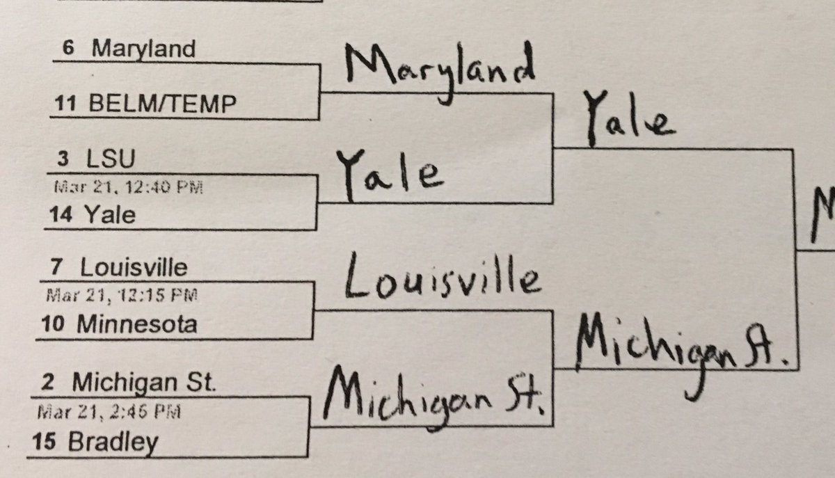 RobertPriceTV's tweet photo. π€·π»ββοΈ #Yale #LetTheComebackBegin #Cinderella https://t.co/ULdY286xrx