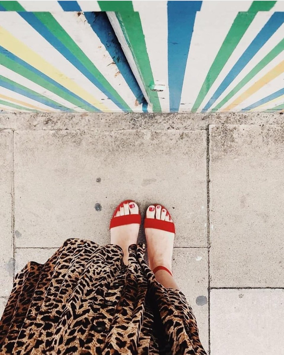 Don't ever let your head down... unless it's to admire your shoes😍

📸Our Richmond pal <a href="/lucieloves/">Lucie Reddy</a> sporting her diablo red block heeled two piece sandals. #imwearingcara
Hit the link to browse new ss19 additions now... #fwis #lovelondon #fblogger