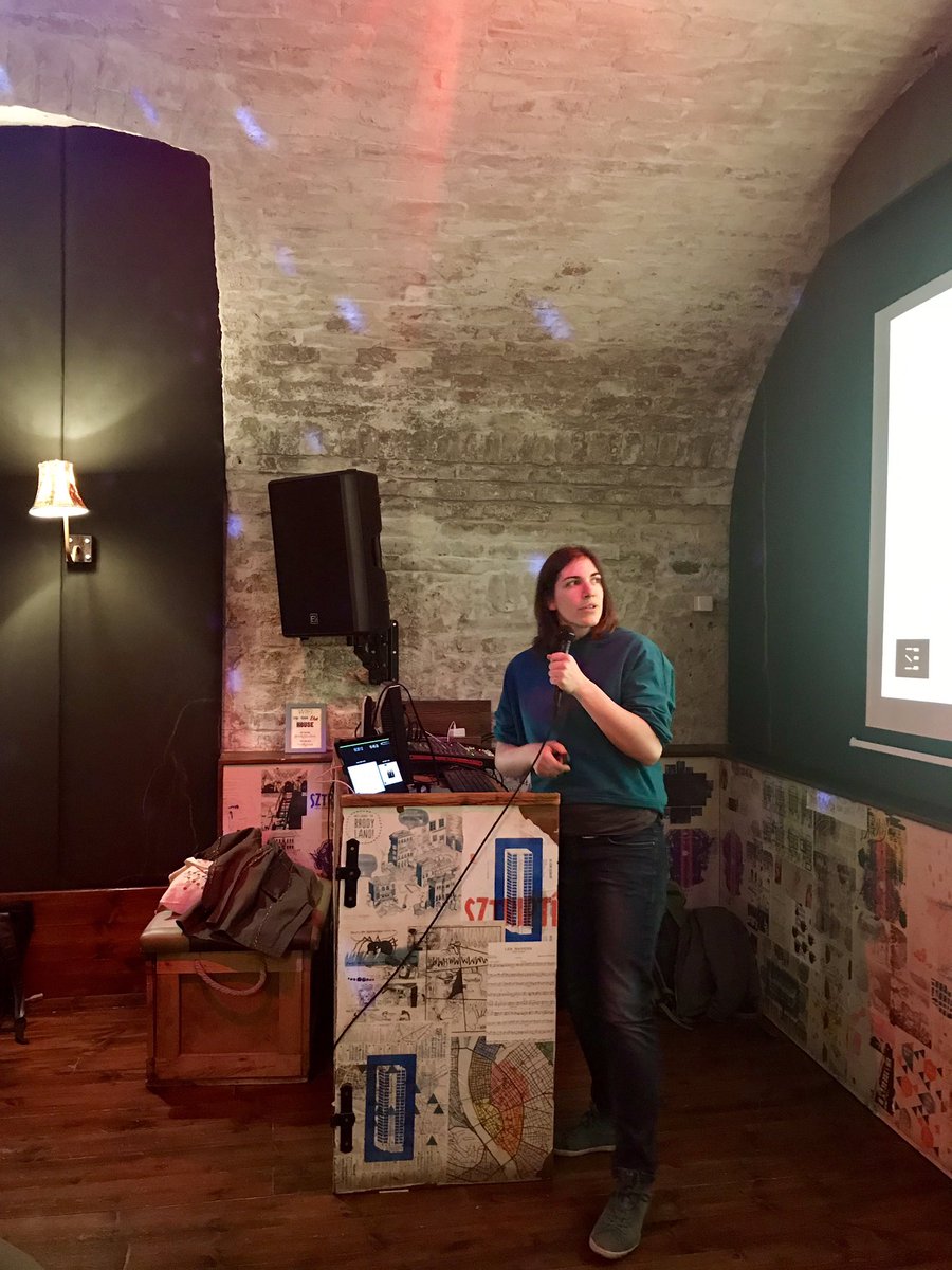 offtheworldF's tweet photo. .@SarahEmler on #disinformation during #OutridersMeetup at @BrodyStudios in #Budapest https://t.co/IrcKMRqDFU