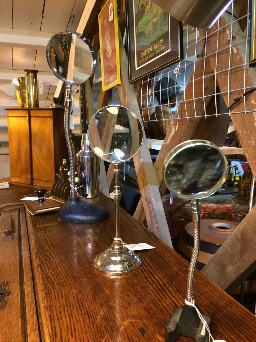 antiquemouse's tweet photo. View life with a renewed clarity. These gooseneck #magnifying glasses and various other #magnifiers and #lenses are on sale @marlesfordmill #A12 #Suffolk #UKSOPRO https://t.co/6nvCxsXuVd
