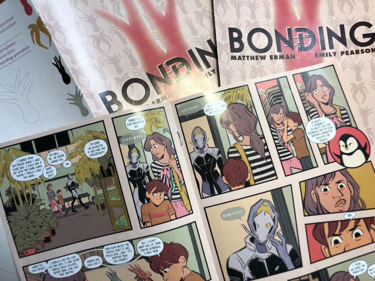 ITHACON's tweet photo. It’s exciting to be collaborating with @thevaultcomics. We’re looking forward to giving copies of Bonding to the first 700 attendees at #ithacon44 https://t.co/8AIVFmKkql