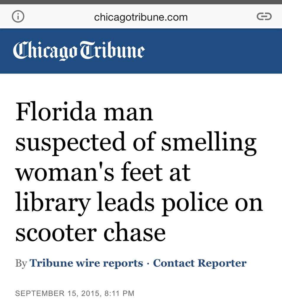 funny Florida man headlines