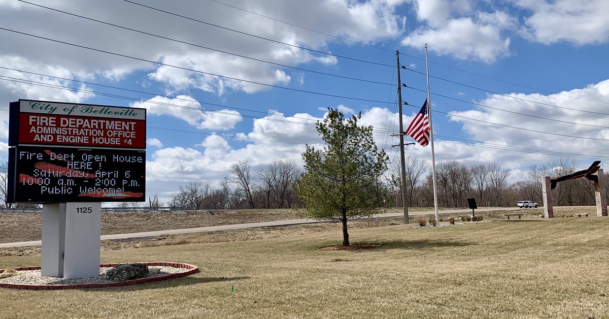 BfdOutreach's tweet photo. Mark your calendar! Belleville Fire Open House is Saturday, April 6 from 10 am to 2 pm at House 4, 1125 South Illinois. More details soon. See you then! https://t.co/g29JiMyepL