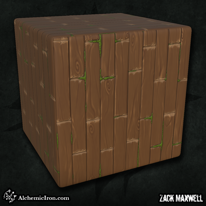 AlchemicIron's tweet photo. Made a #Stylized wooden floor material in #SubstanceDesigner
I was working on this a while back, and threw it aside out of frustration. After coming back to it though, I think I was able to get a pretty solid look and complete it. https://t.co/s8Zc2JXeXt