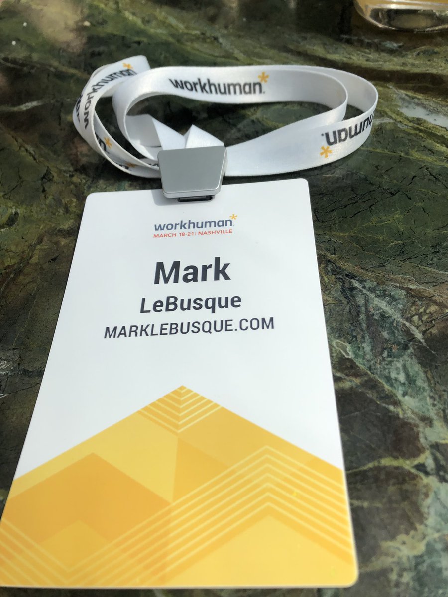 LeBusqueMark's tweet photo. what a blast Nashville #workhuman2019 see you in Denver #workhuman2020 https://t.co/330Wc7ia1E