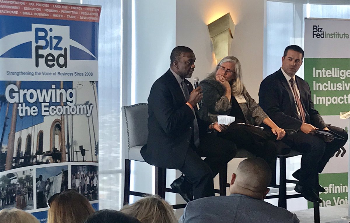 BizFedInstitute's tweet photo. We have the most electric vehicles in the country in Southern CA. They are where we have charging stations. So deciding where to set up those stations is a major policy issue. -Kome Ajise Director of Planning @SCAGnews #CAEnergyRoadMap https://t.co/e61A9CuPQw