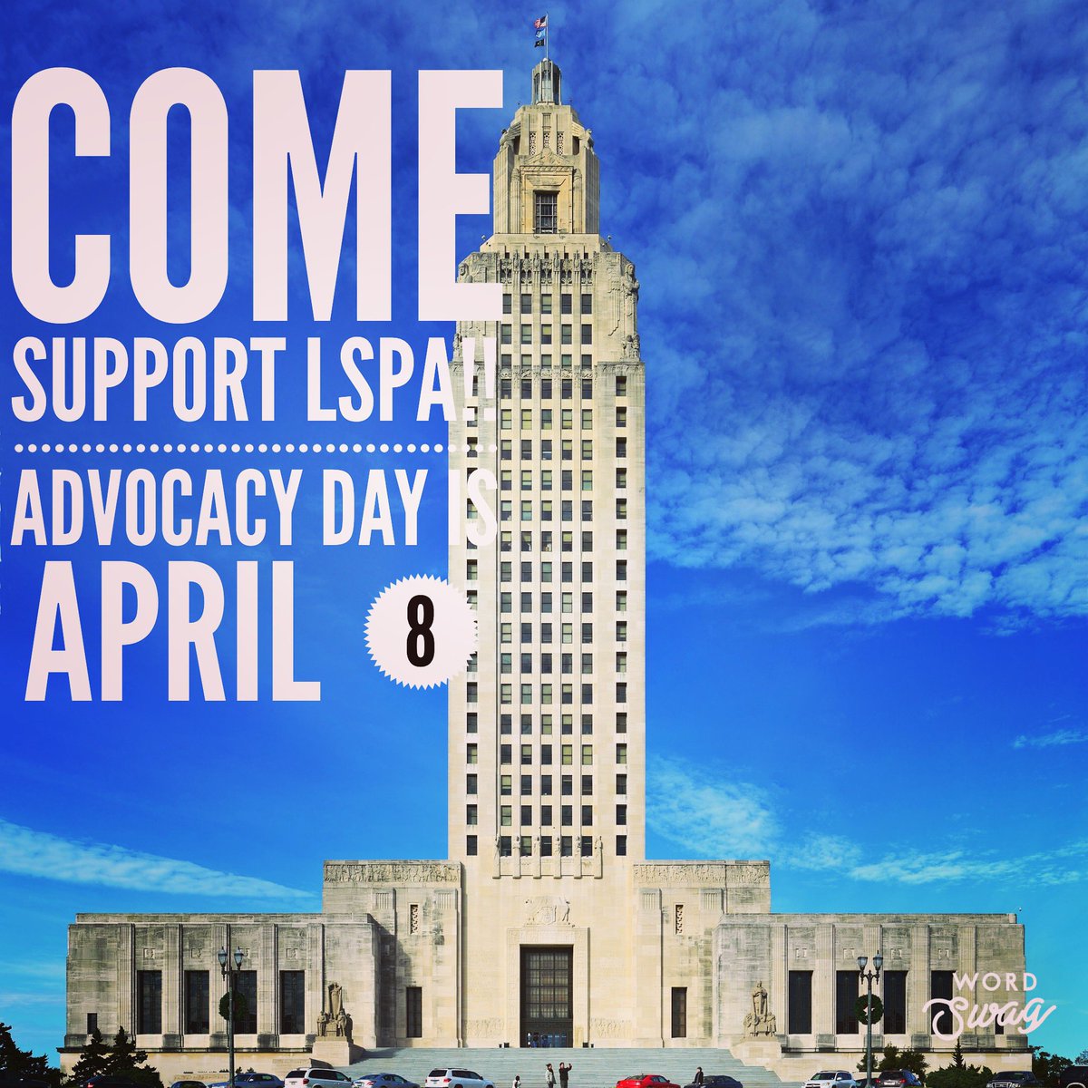 LSPAOnline's tweet photo. Advocacy Day is fast approaching and LSPA would love support from any and all school psychologists in Louisiana! We will be in the Rotunda of the Capitol Building in Baton Rouge on April 8 starting around 10am! We would love to see you there! #AdvocacyDay #LSPA https://t.co/QfGKxxewh3