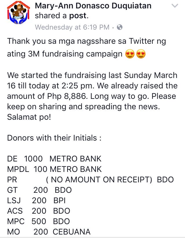taal_animals's tweet photo. Good day! As of Wednesday (March 16, 2019), eto na po yung naeearn natin sa pagdodonate niyo. Let's make it possible! Go for 3MILLION🙌🏻 Thankyou!🙏🏻❤️ @SecondPhil https://t.co/dz7odVZZXX