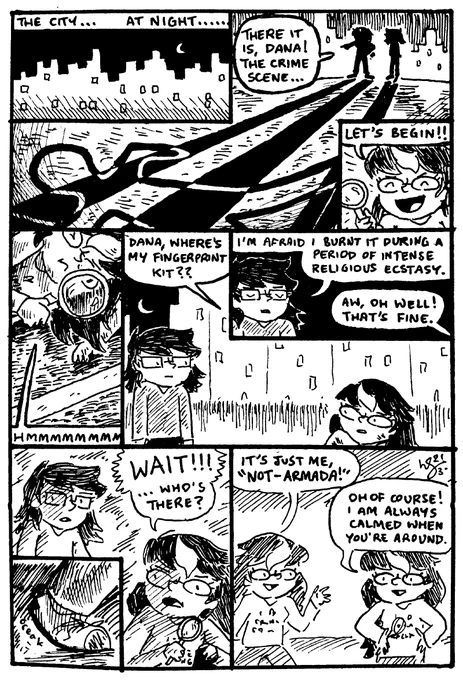 weird randomly-chosen panel formatting: perhaps the dupont detective girls' STRANGEST challenge yet??? 