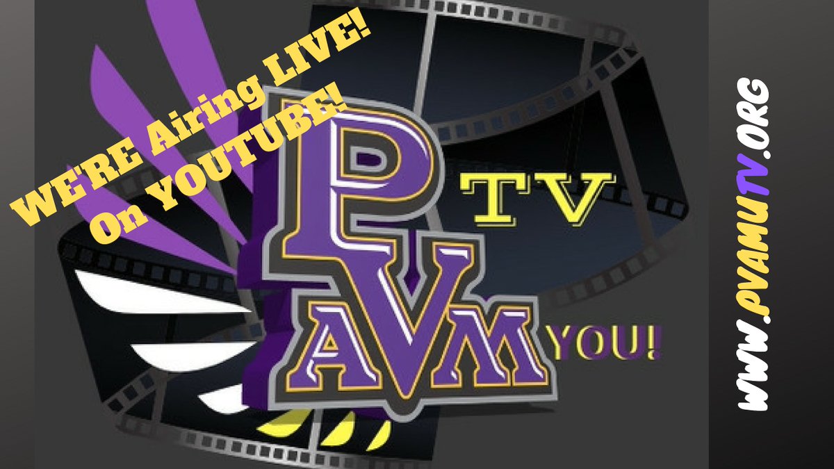 KPVU_TV's tweet photo. Hey Panthers!! We’ve on air LIVE RIGHT NOW!!! Tune in https://t.co/e7hJNBLZYc #PVAMUTV #PVAMU #PVAMU19 #PVAMU20 #PVAMU21 #PVAMU22 @PVAMU_LCOM @PVAMU https://t.co/unLxD00aN5