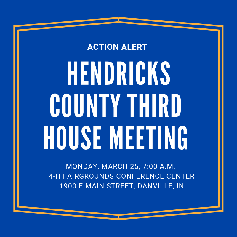 IndianaForward's tweet image. #HendricksCounty Hoosiers, help us pass a REAL #biascrimes law! Attend a Third House meeting hosted by Hendricks County Farm Bureau this Monday, 3/25 and tell your elected officials why you think Indiana needs a bias crimes law with a list of characteristics NOW.