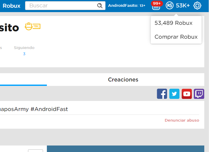 Android Fasito Teamfasitos At Androidrapido Twitter - como conseguir robux 100 real no fake 1 link xd